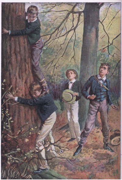 Tom salì sulle spalle di East da Harold Copping